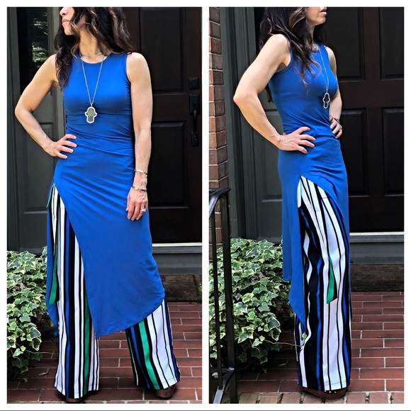 Dresses & Skirts - ✨LAST ONE✨Royal blue high slit dress